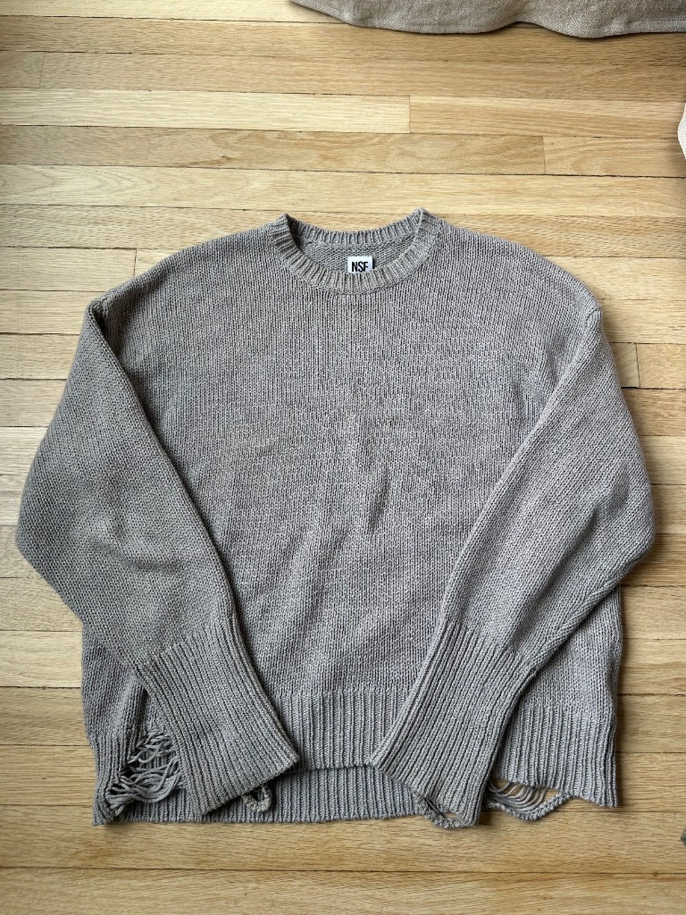NSF Gray sweater